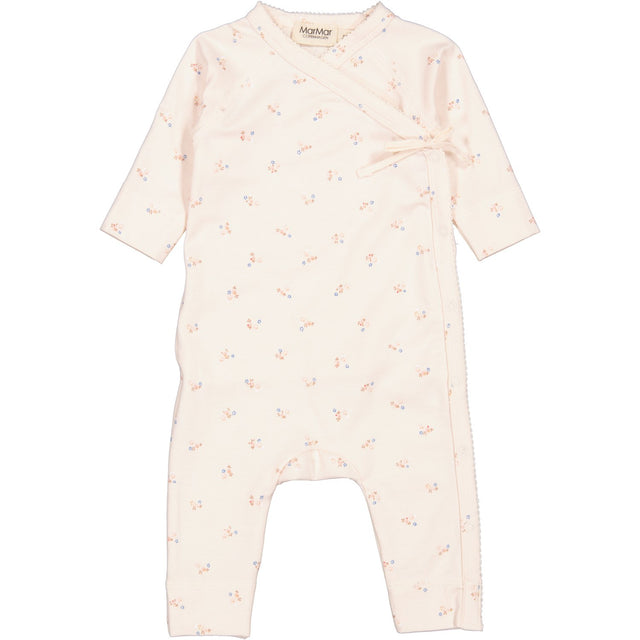 MarMar New Born Modal Smooth Print Anemone Rula Onesie