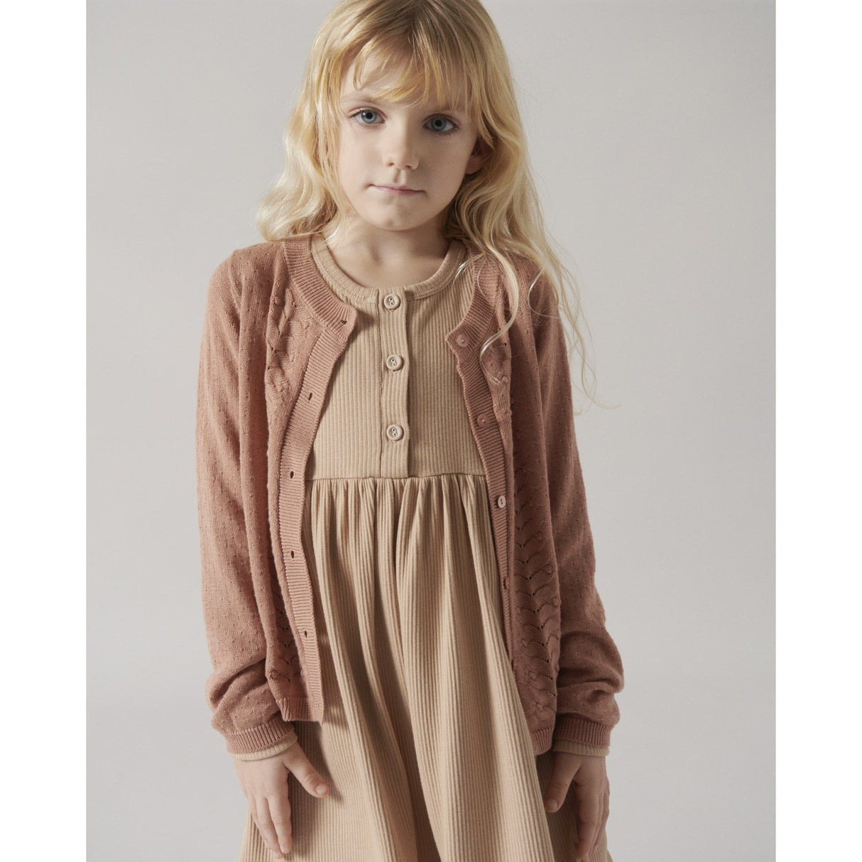 MarMar Modal Mix Rose Brown Tilda Strik Cardigan 4