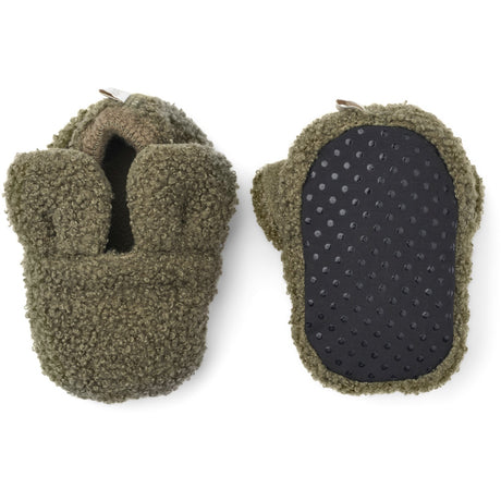 MarMar Bonded Teddy Olive Leaf Abal Fleece Futter