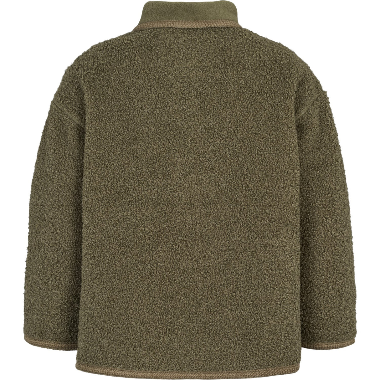 MarMar Bonded Teddy Olive Leaf Joy Fleece Jakke