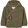 MarMar Bonded Teddy Olive Leaf Jojo Fleece Jakke