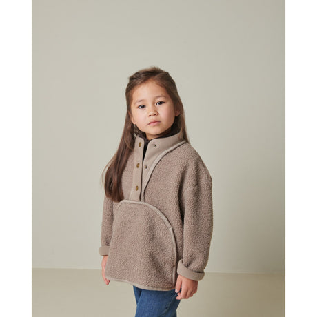 MarMar Bonded Teddy Sandy Shores Joy Fleece Jakke