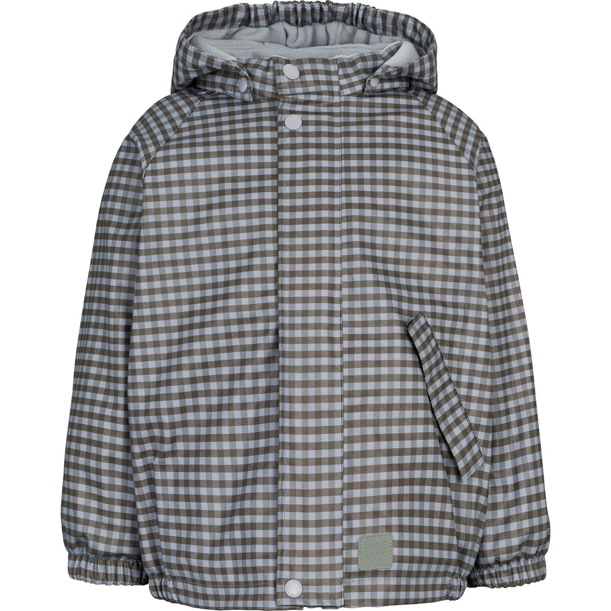 MarMar Rainwear Fleece Espresso Check Obo Regnsæt