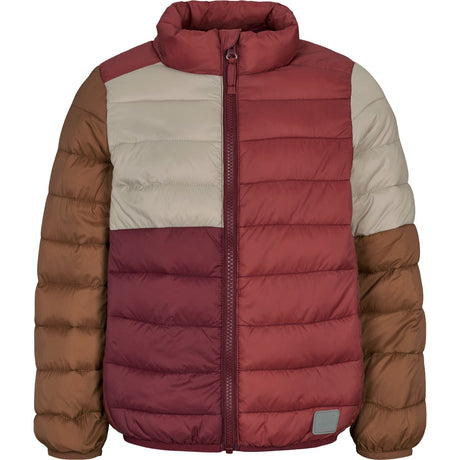 MarMar Vegan Puffer Deep Ruby Block Owe Jakke