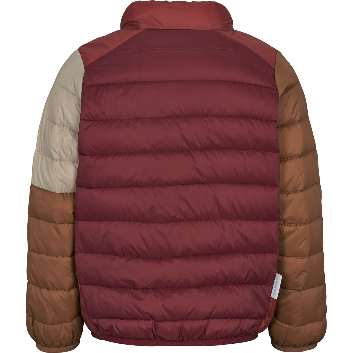 MarMar Vegan Puffer Deep Ruby Block Owe Jakke