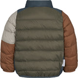 MarMar Vegan Puffer Shaded Blue Block Owe Jakke