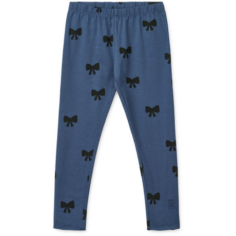 LieWood Bow / Indigo Blue Marie Printed Leggings