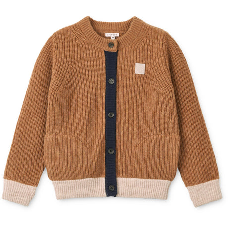 LieWood Golden Caramel Melange Tiago Strik Cardigan