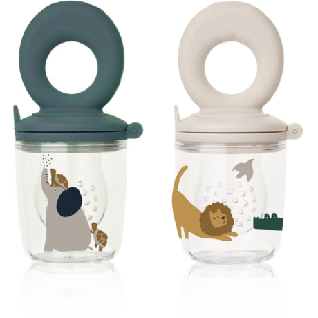 LieWood All Together / Sandy Miranda Printed Food Feeder 2-Pack