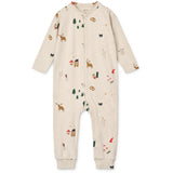 LIEWOOD Holiday / Sandy Birk Printed Pyjamas Natdragt