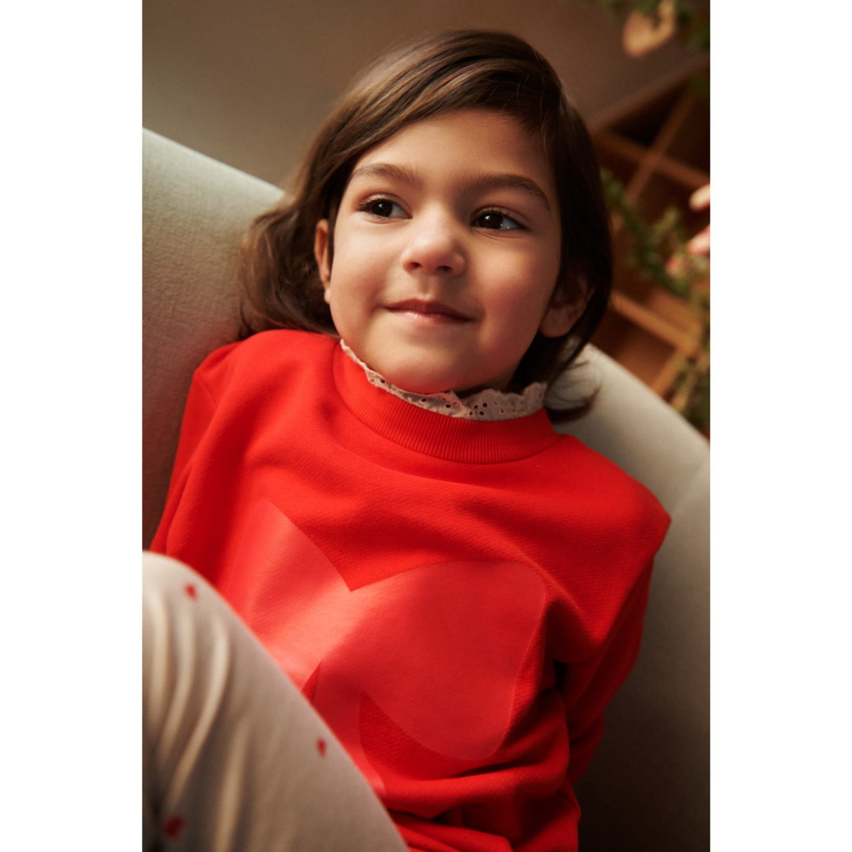 LIEWOOD Holiday Bow Dark Red / Apple Red Rakel Sweatshirt