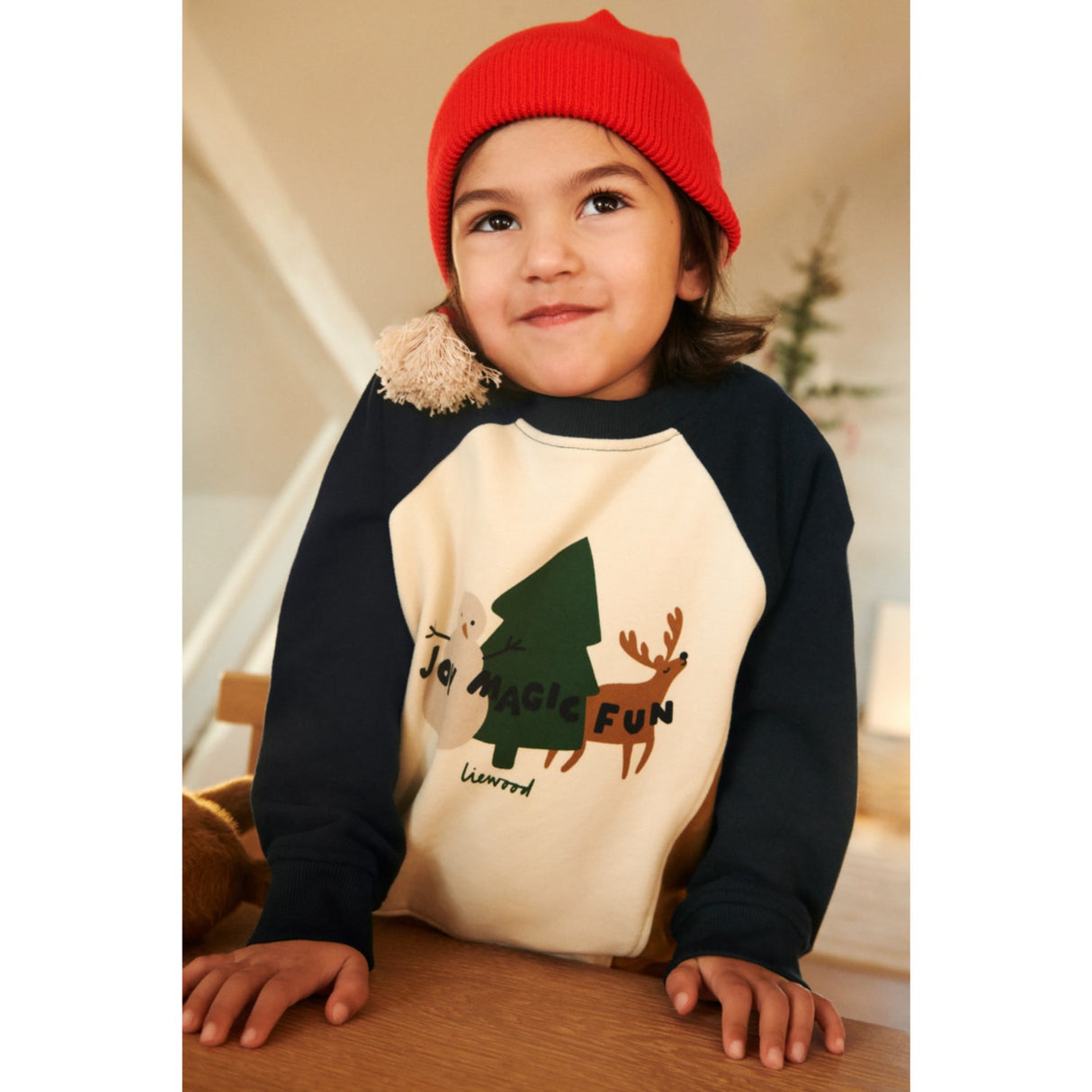 LIEWOOD Holiday Friends / Sandy Aude Placement Sweatshirt