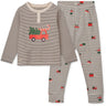 LIEWOOD Holiday Vehicle / Stripe Navy Wilhelm Printed Pyjamas Sæt