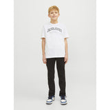 Jack & Jones Junior White Caleb Varsity T-Shirt O-Neck Noos