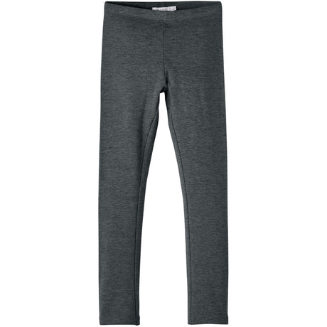 Name It Dark Grey Melange Davina Solid Sweat Leggings Noos