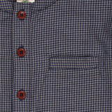 Copenhagen Colors Navy Check Combi Check Skjorte