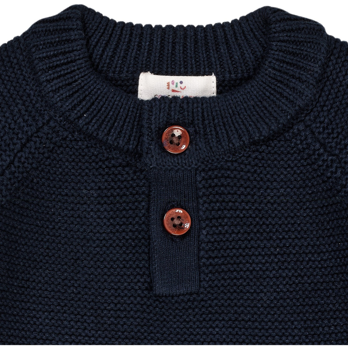 Copenhagen Colors Navy Classic Cotton Baby Full Body