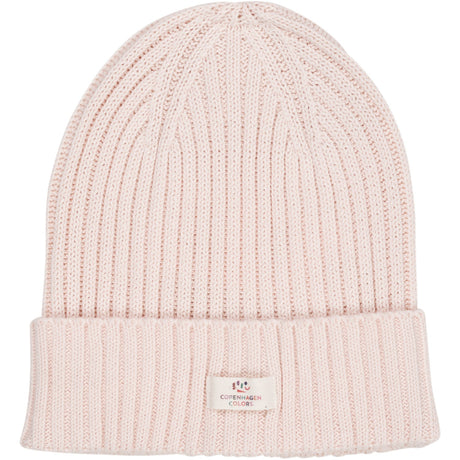 Copenhagen Colors Soft Pink Cotton Knitted Classic Beanie