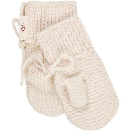 Copenhagen Colors Cream Merino Uld Strikkede Baby Vanter