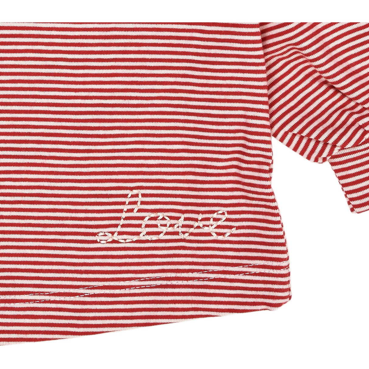 Copenhagen Colors Red/Cream Stripe Striped Bluse M. Krave