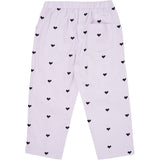 Copenhagen Colors Lavender W. Navy Hearts Twill Heart Bukser