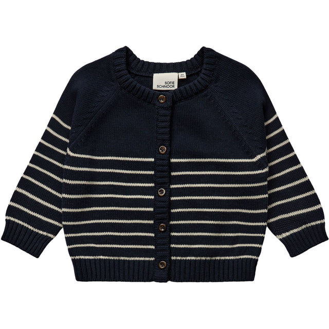 Sofie Schnoor Dark Blue Strik Cardigan