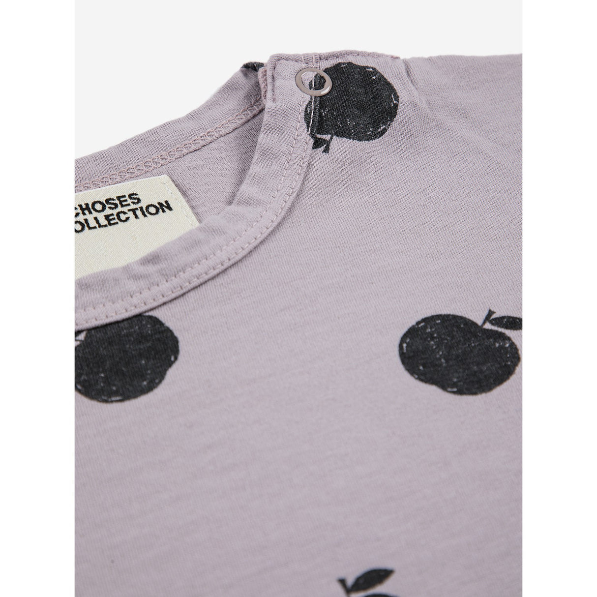 Bobo Choses Lavender Poma All Over Short Sleeve T-Shirt