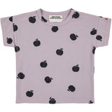 Bobo Choses Lavender Poma All Over Short Sleeve T-Shirt