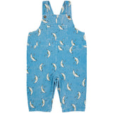 Bobo Choses Light Blue Beneath The Moon Micro Corduroy Dungaree