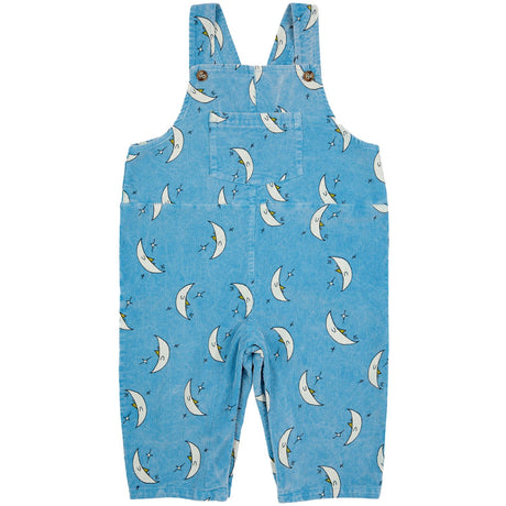 Bobo Choses Light Blue Beneath The Moon Micro Corduroy Dungaree