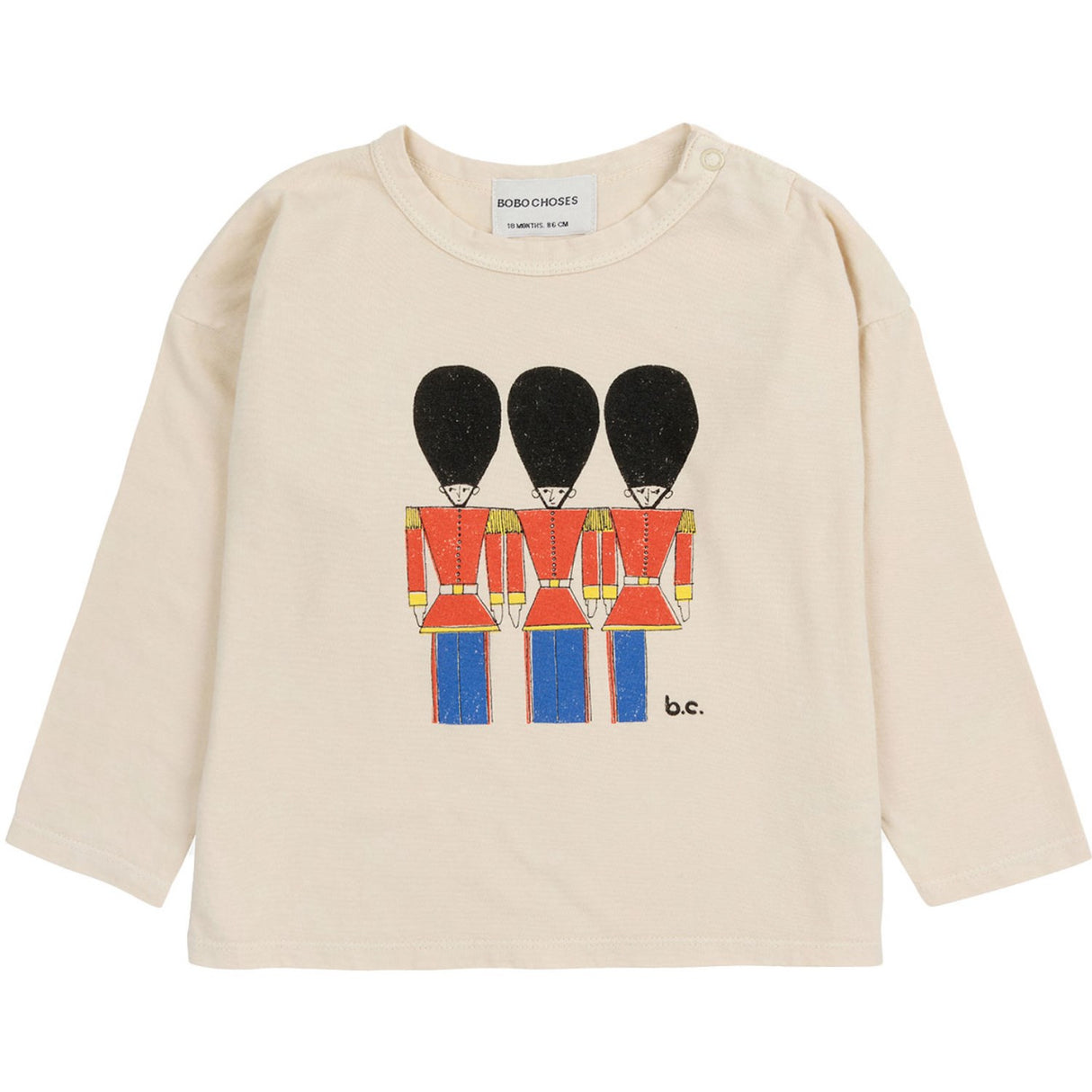 Bobo Choses Offwhite Little Tin Soldiers Bluse