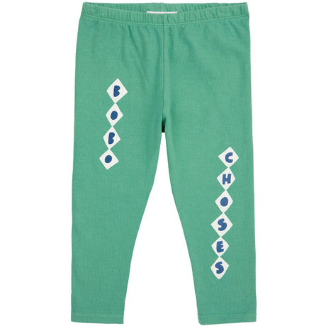 Bobo Choses Green  Bobo Choses Diamonds Leggings