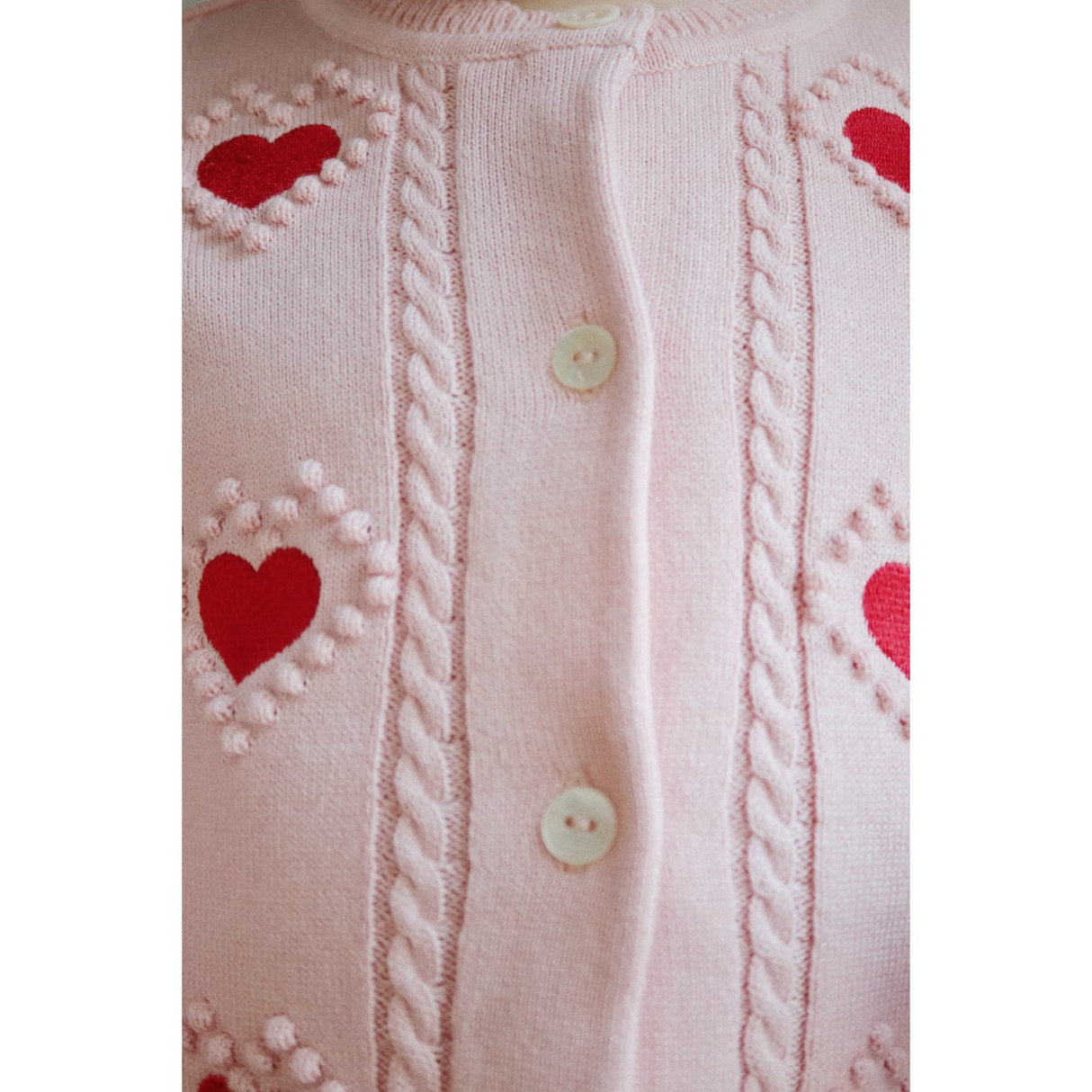 Konges Sløjd Silver Pink  Soleil Knit Cardigan Gots 37