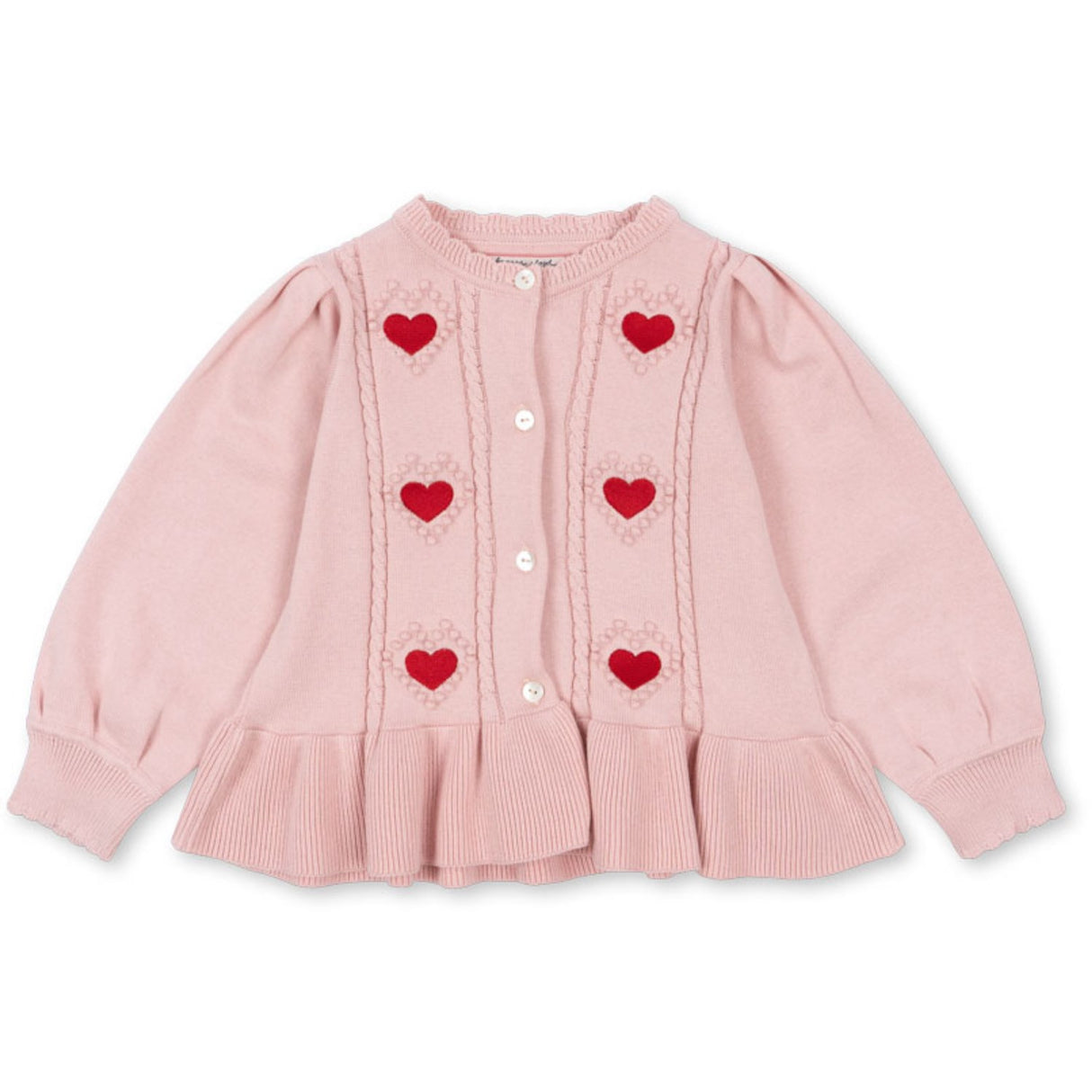 Konges Sløjd Silver Pink  Soleil Knit Cardigan Gots 17