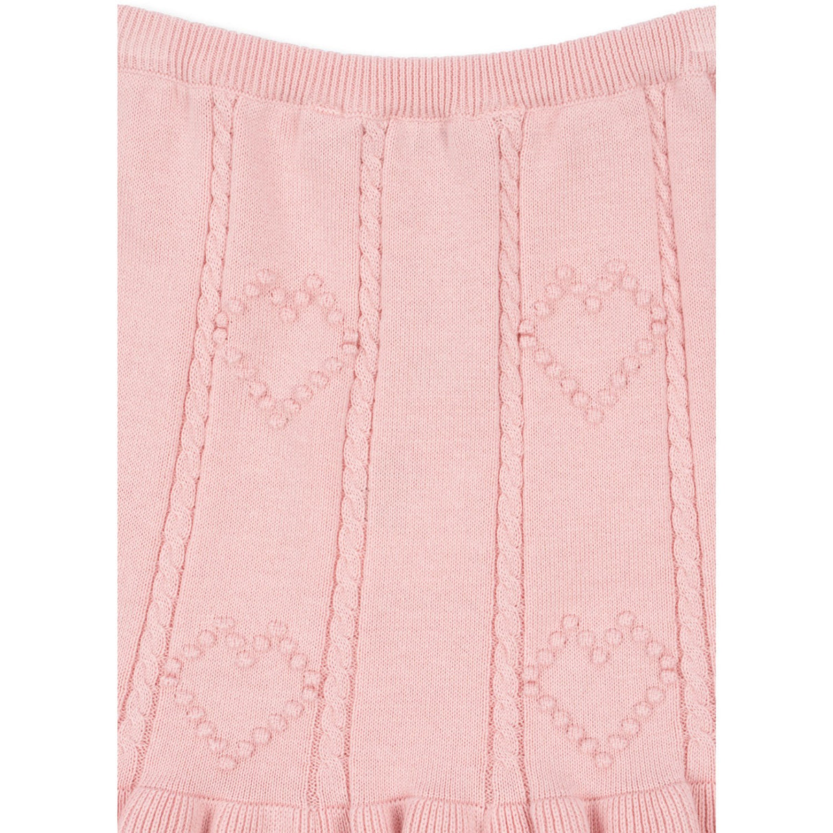 Konges Sløjd Silver Pink Soleil Knit Nederdel GOTS