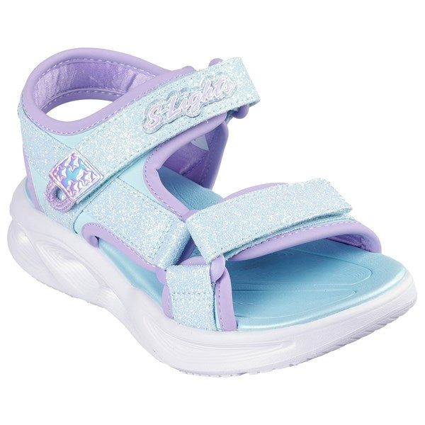 Skechers Sola Glow Sandal Light Blue Lavender