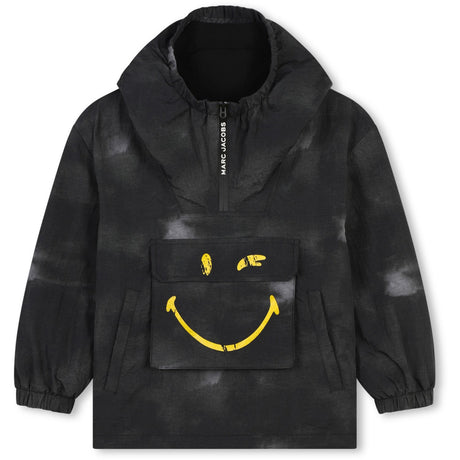 Marc Jacobs Black Hooded Windbreaker