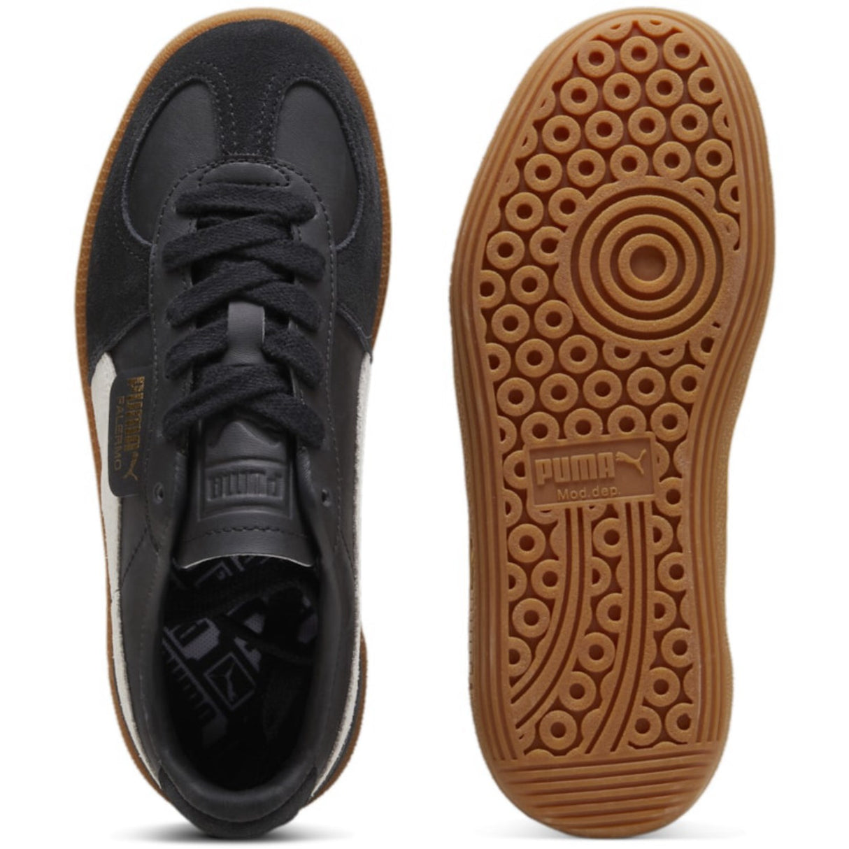 Puma Palermo Black Lth Jr