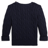 Ralph Lauren Baby Rl Navy Cable Sweater 3