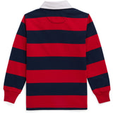 Polo Ralph Lauren Red/Cruise Navy Rugby Bluse 2