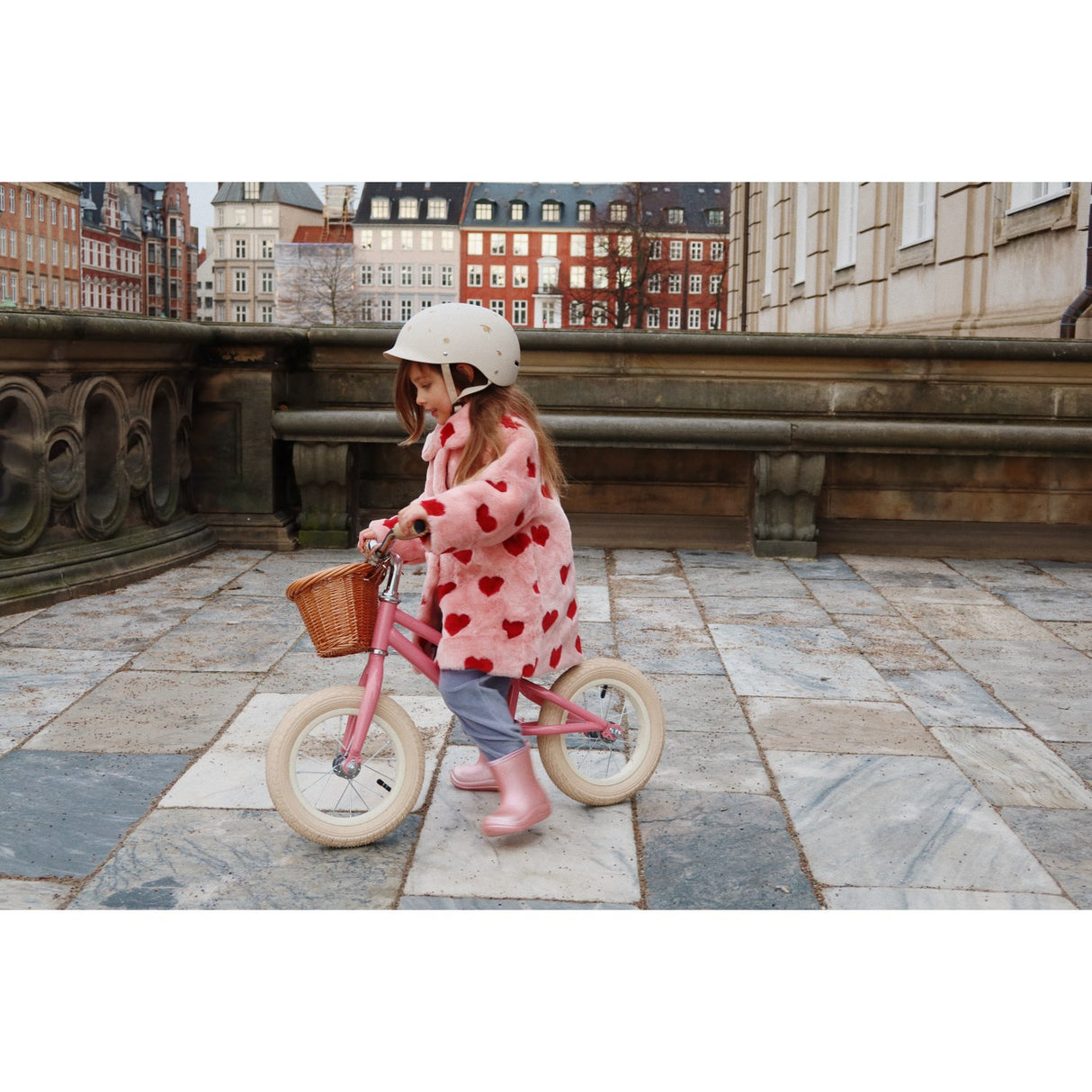 Konges Sløjd Sparkling Pink Balance Cykel Glitter