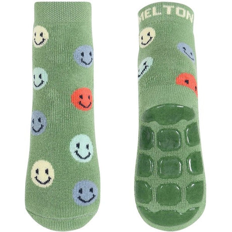 MELTON Smile Anti-Slip Strømper Watercress