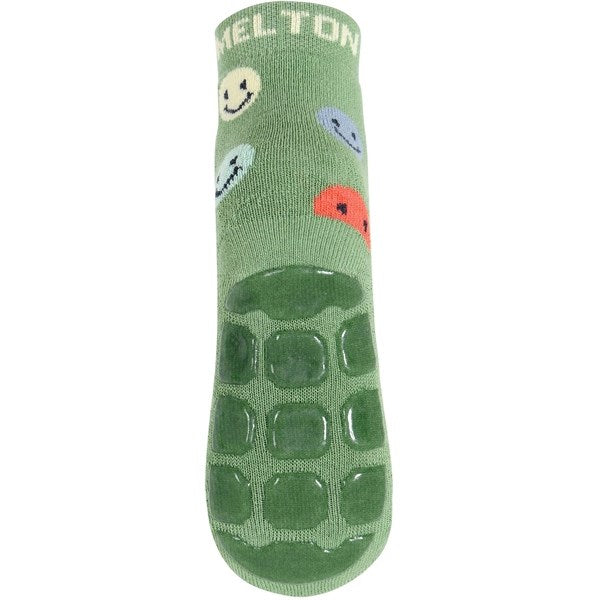 MELTON Smile Anti-Slip Strømper Watercress 3