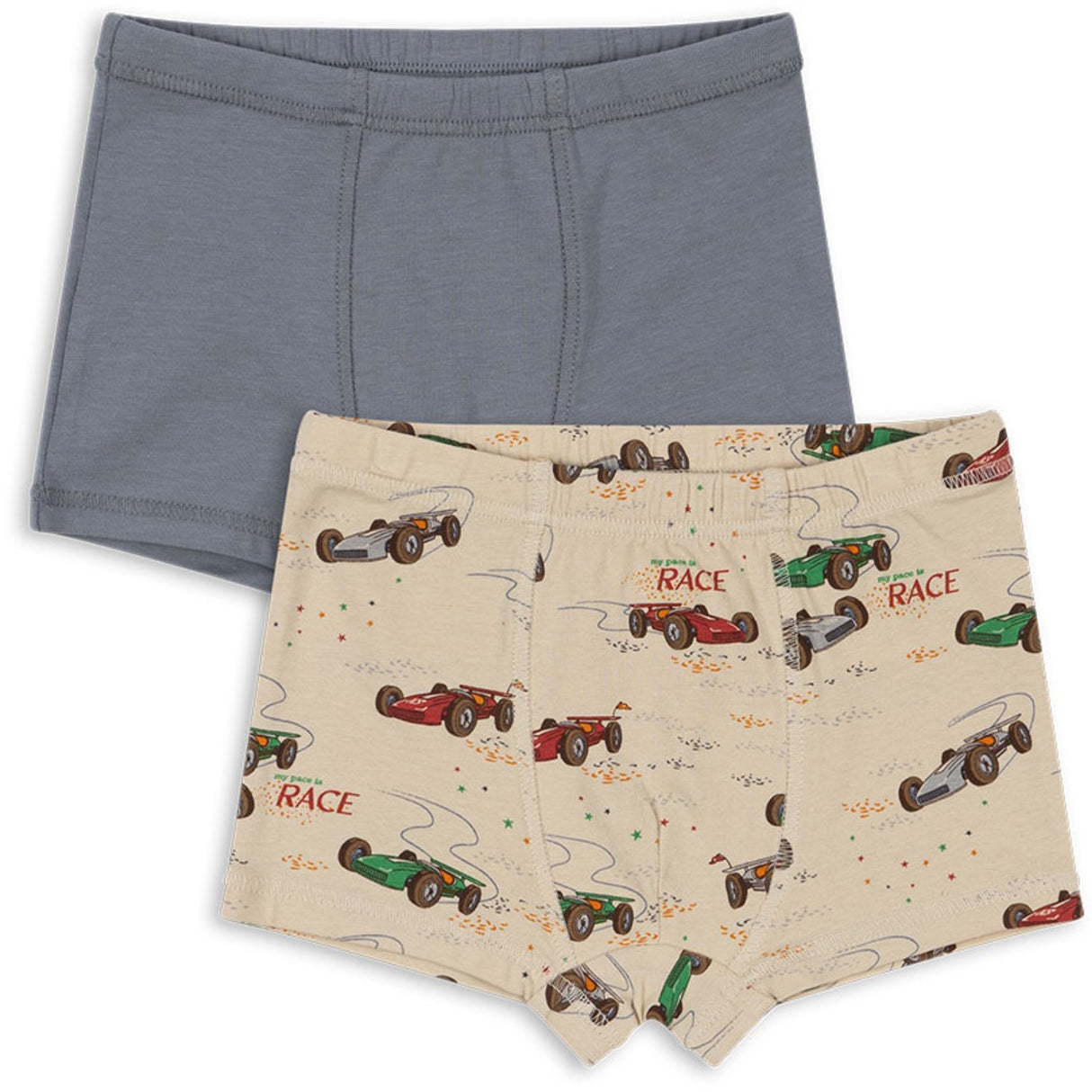 Konges Sløjd Tradewinds / Grand Prix Basic 2-Pak Boy Boxershorts GOTS