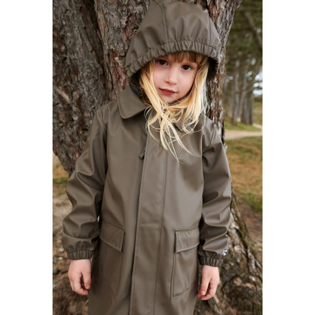 Wheat Dry Wood Rainwear Ollo Regnjakke