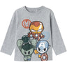 Name It Grey Melange Anan Marvel Bluse