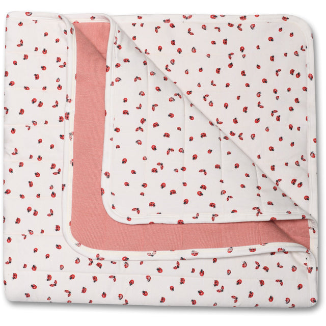 Petit Piao Ladybug Quilted Plaid Printed