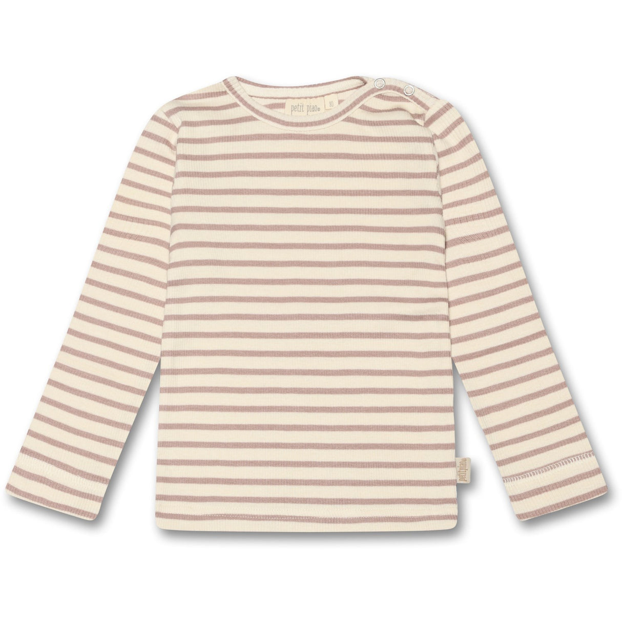 Petit Piao Rose Fawn Bluse Modal Striped