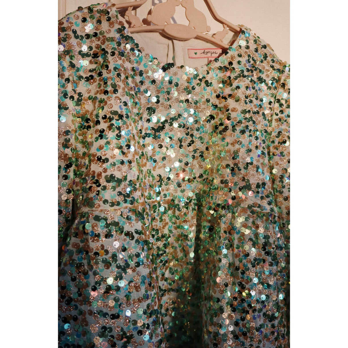 Konges Sløjd Green Lila Sequins Kjole 12