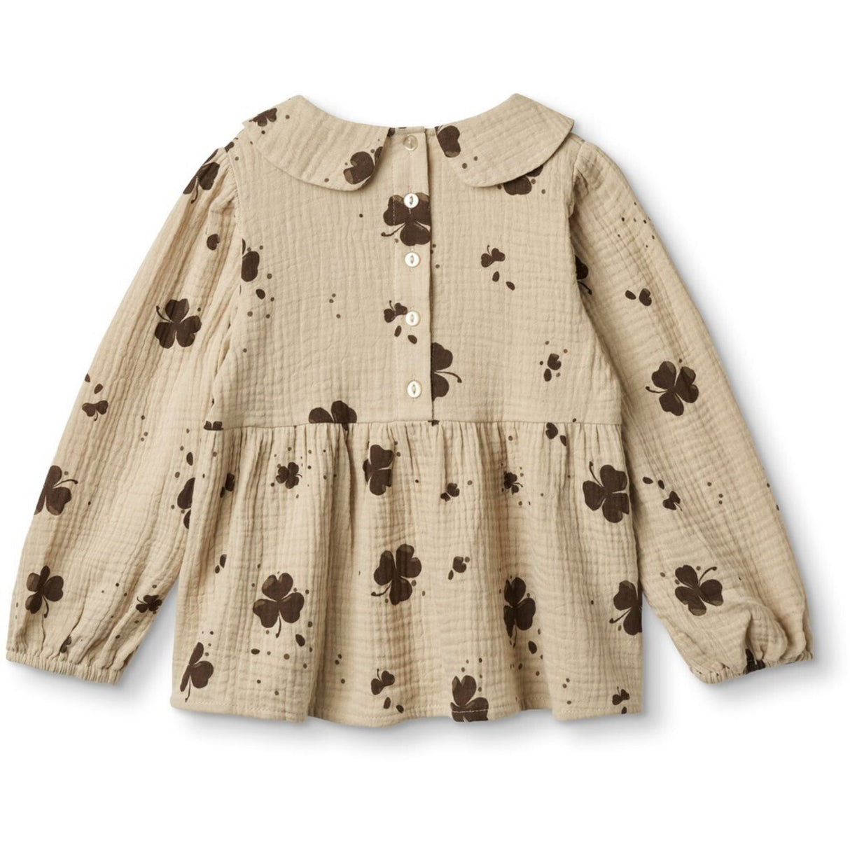 Fliink Humus/Cafafe Aop Clover Bluse